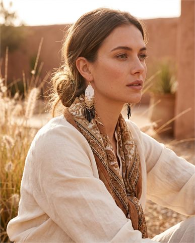 Neutral handmade necklace lifestyle preview